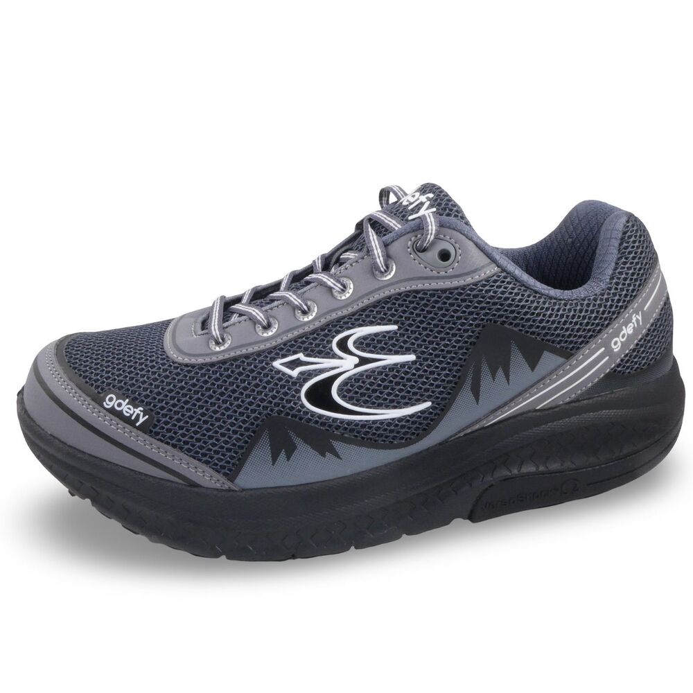 Gravity Defyer Mighty Walk Men's 10.5 W Gray Walking Shoes TB9024MGL-W